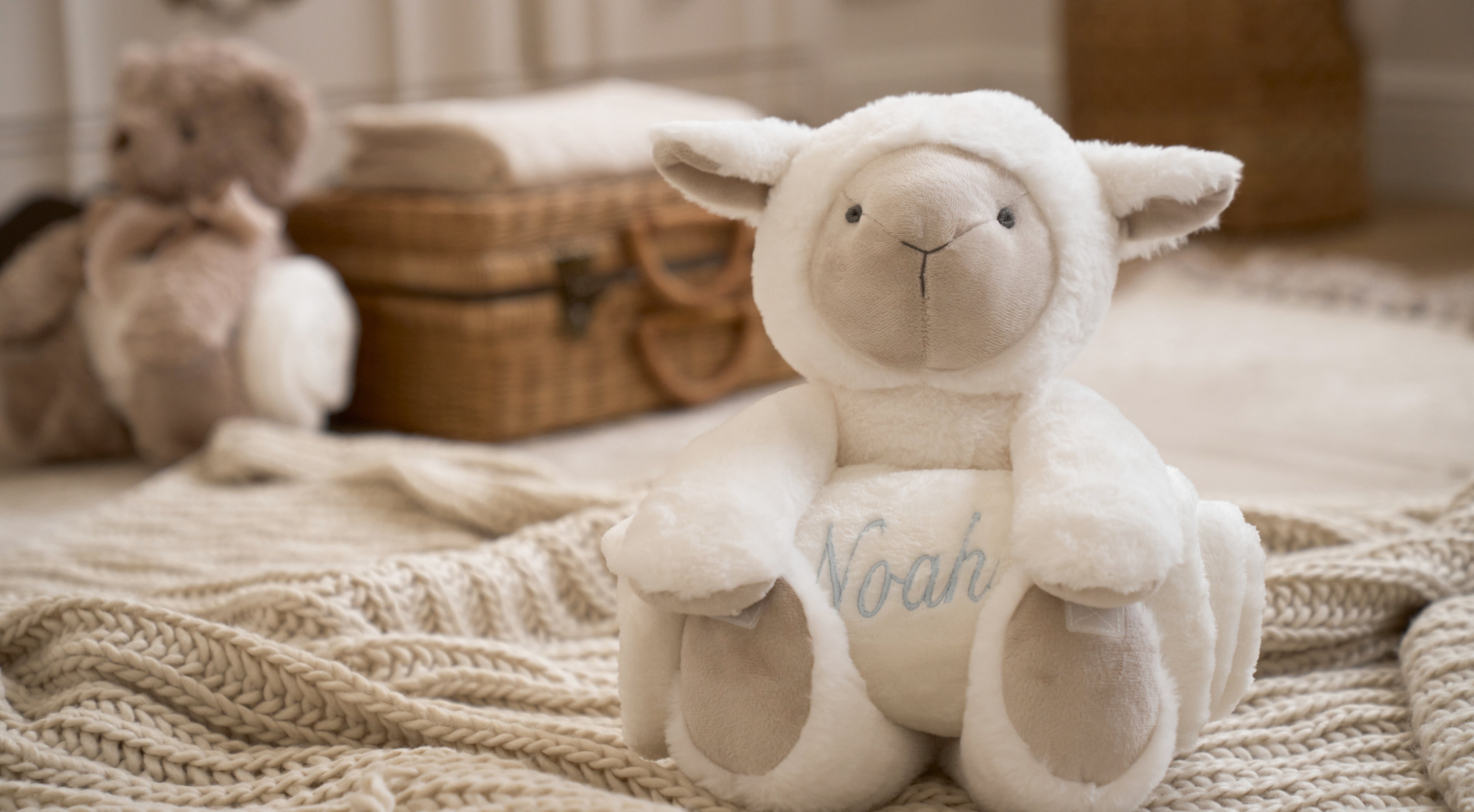 Personalized Stuffed Animals for Babies - Embroidered – Elegant Baby