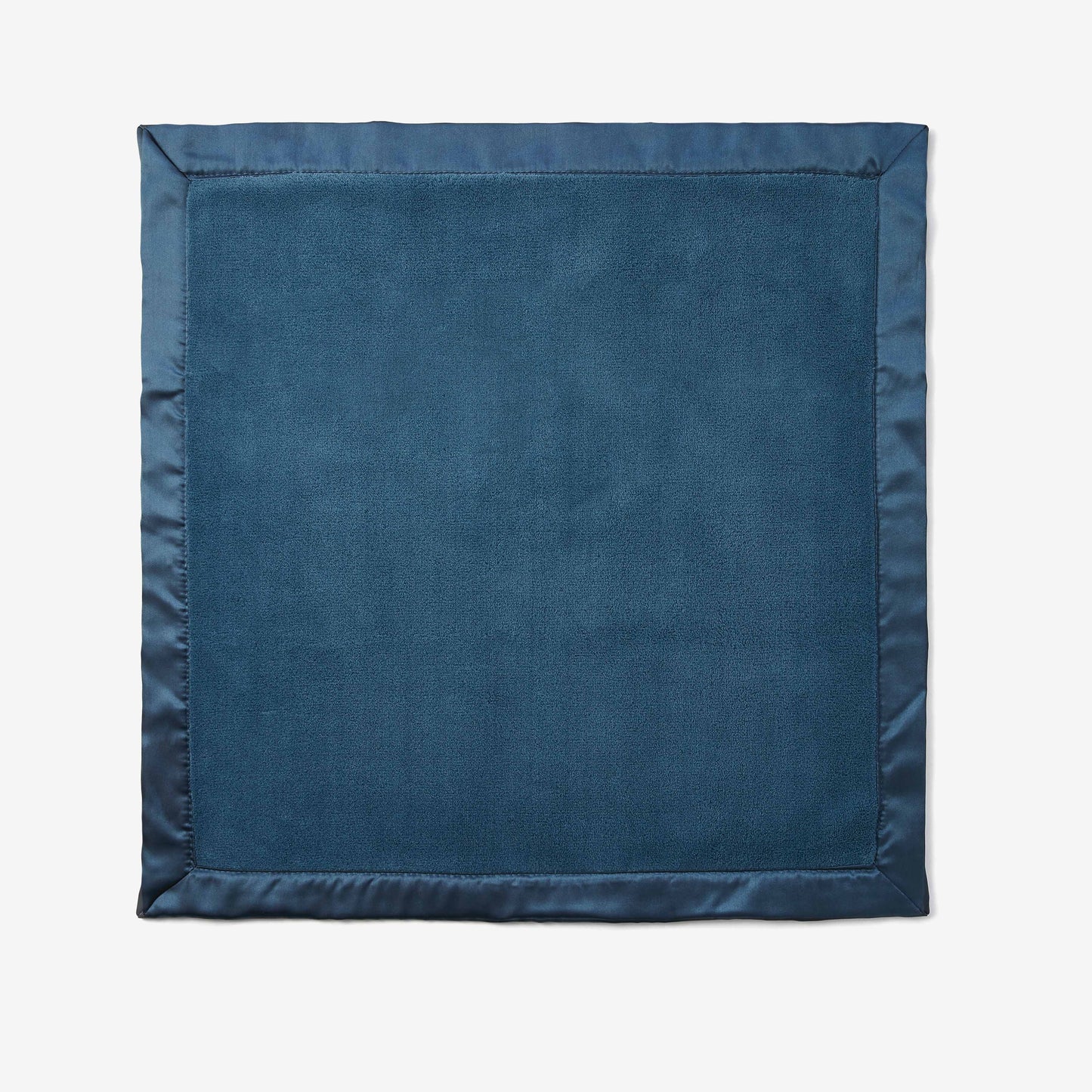 Dark Teal Coral Fleece Baby Security Blanket