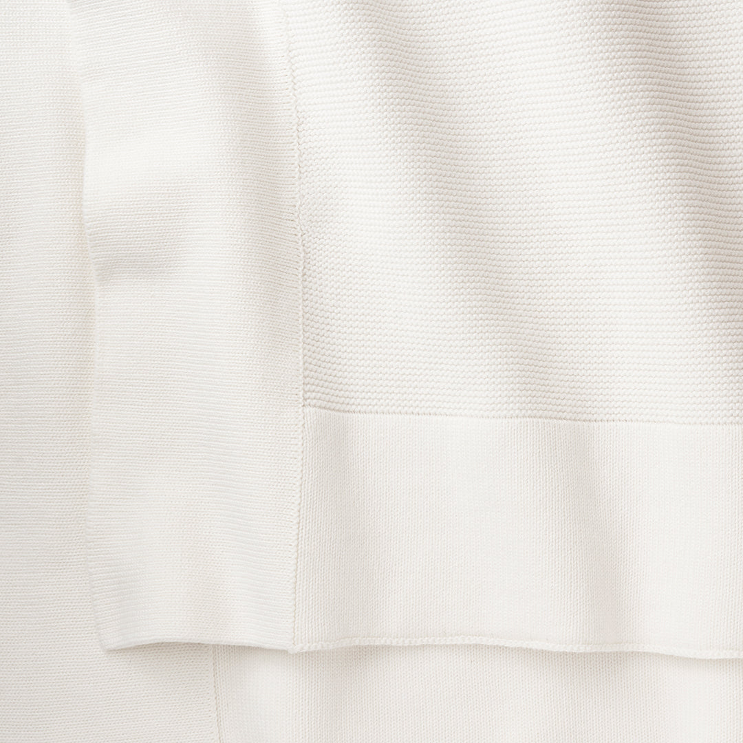 White Sofia + Finn Knit Baby Blanket