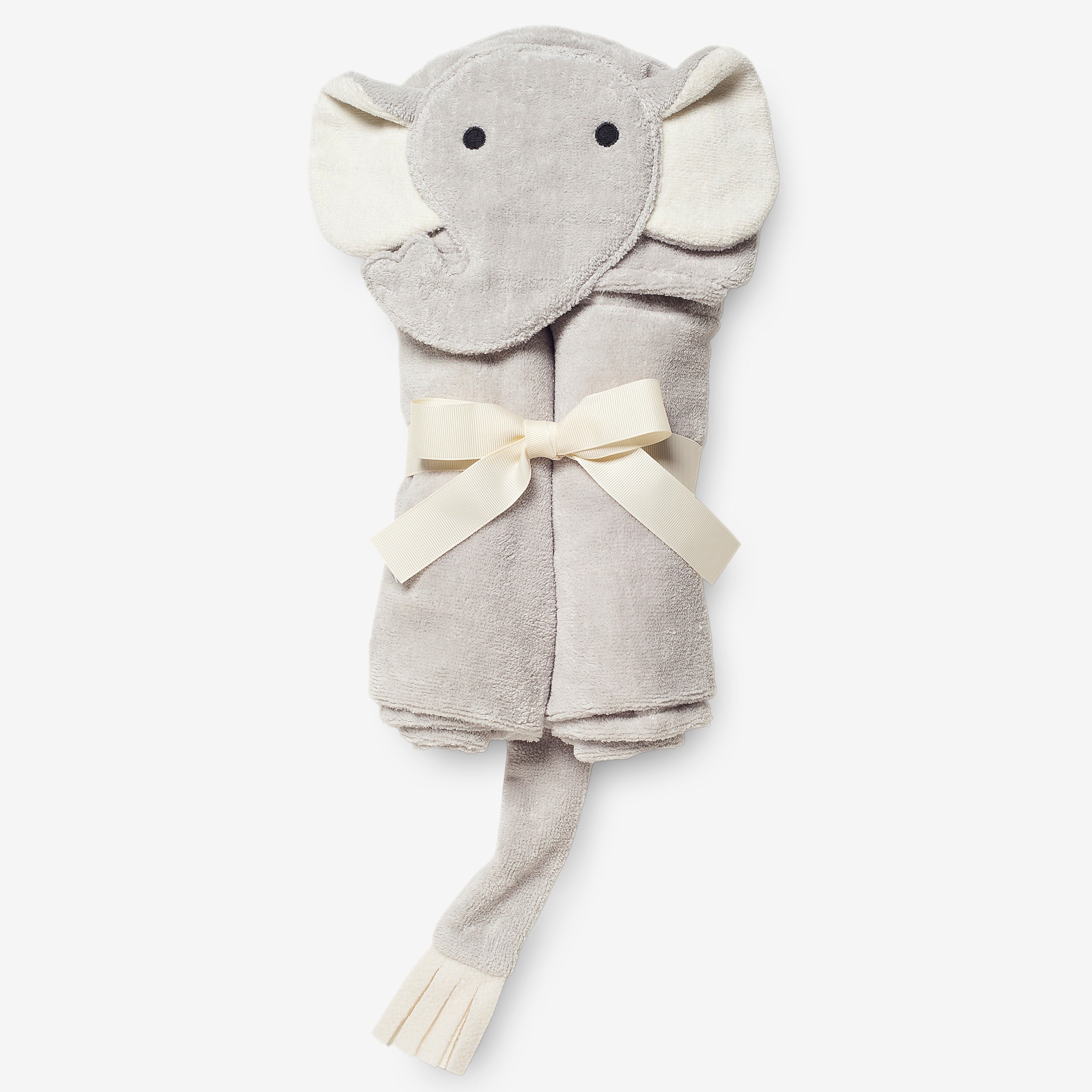 Infant Baby Neutral Gray Elephant Shower Gift Wrapping Paper