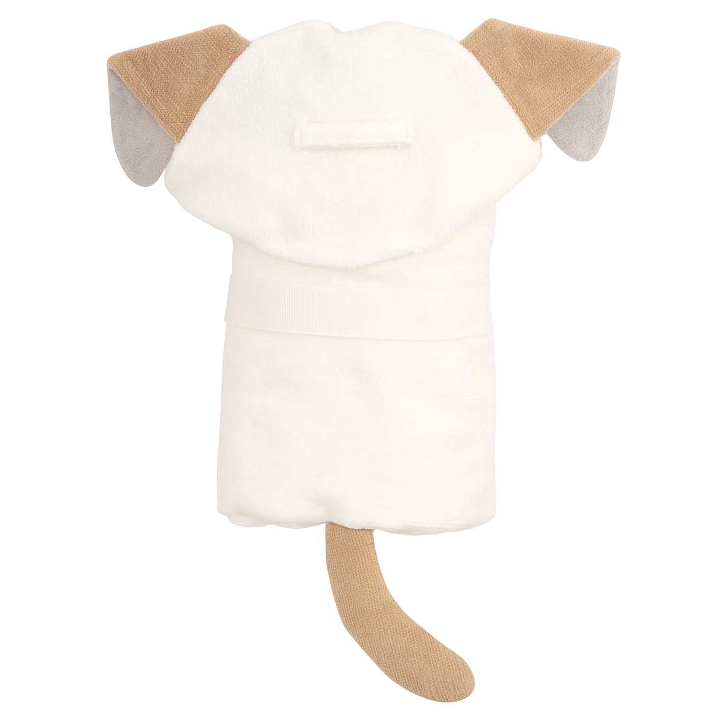 Tan Puppy Hooded Baby Bath Wrap