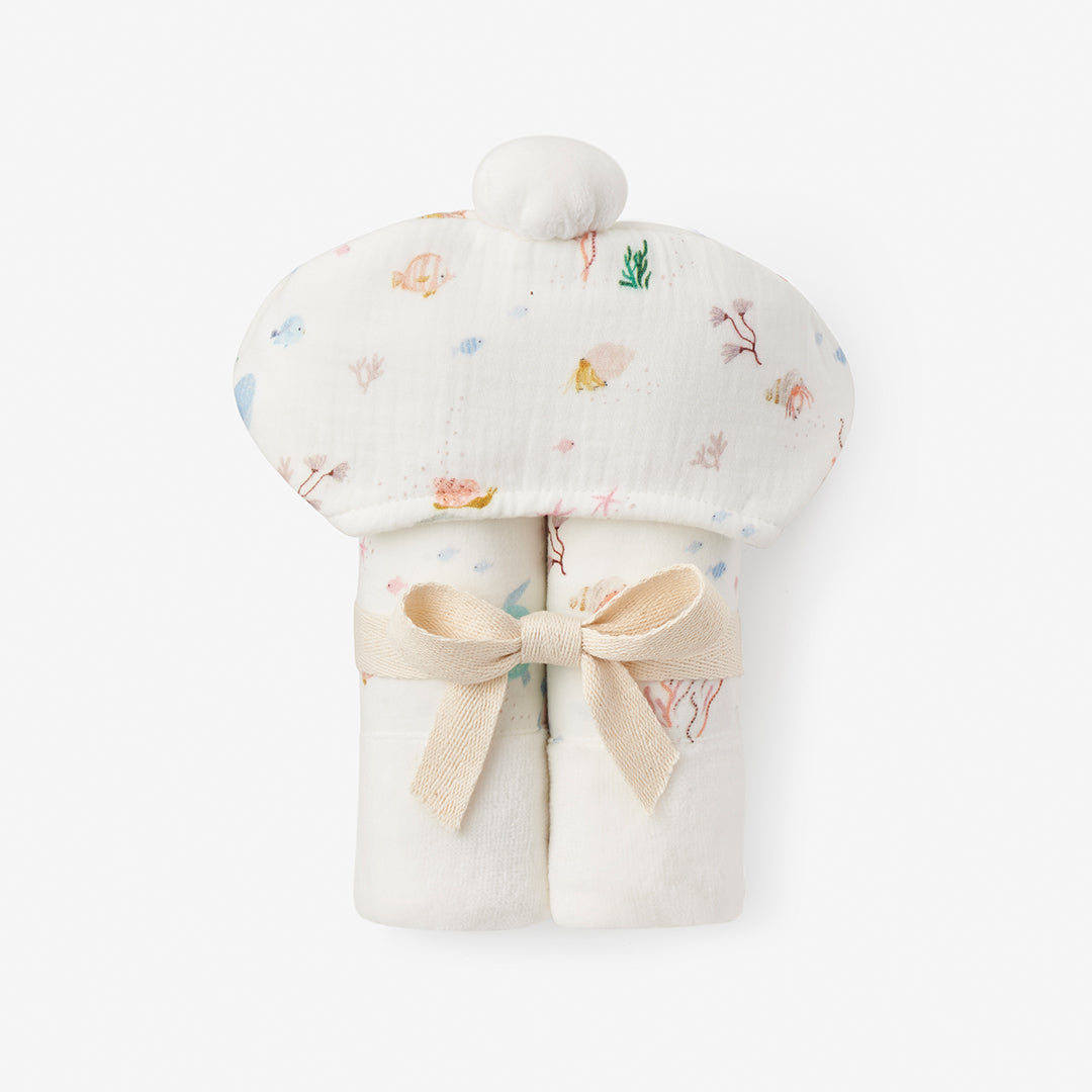 Ocean Adventure Organic Muslin Bathwrap