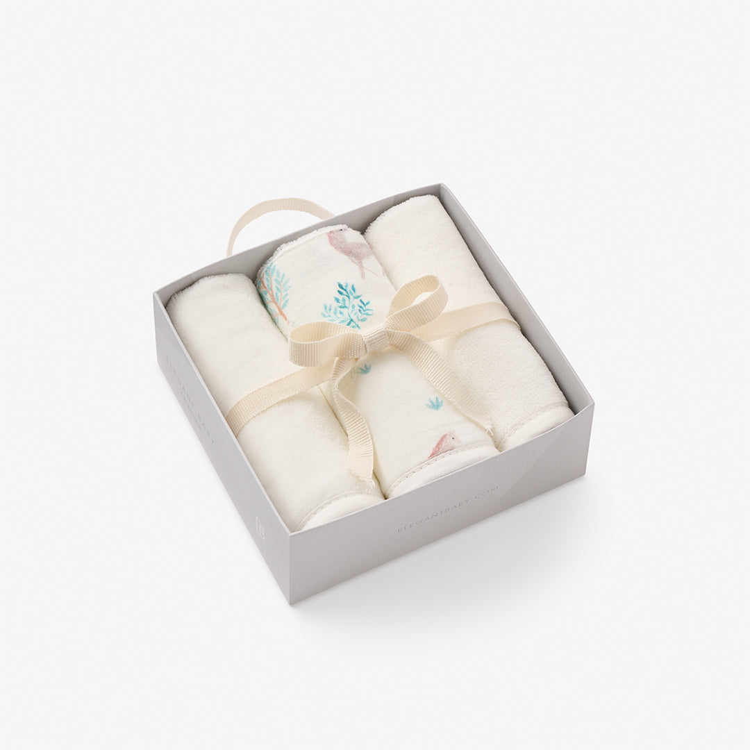 Pony Meadow Organic Muslin Washcloths 3pc
