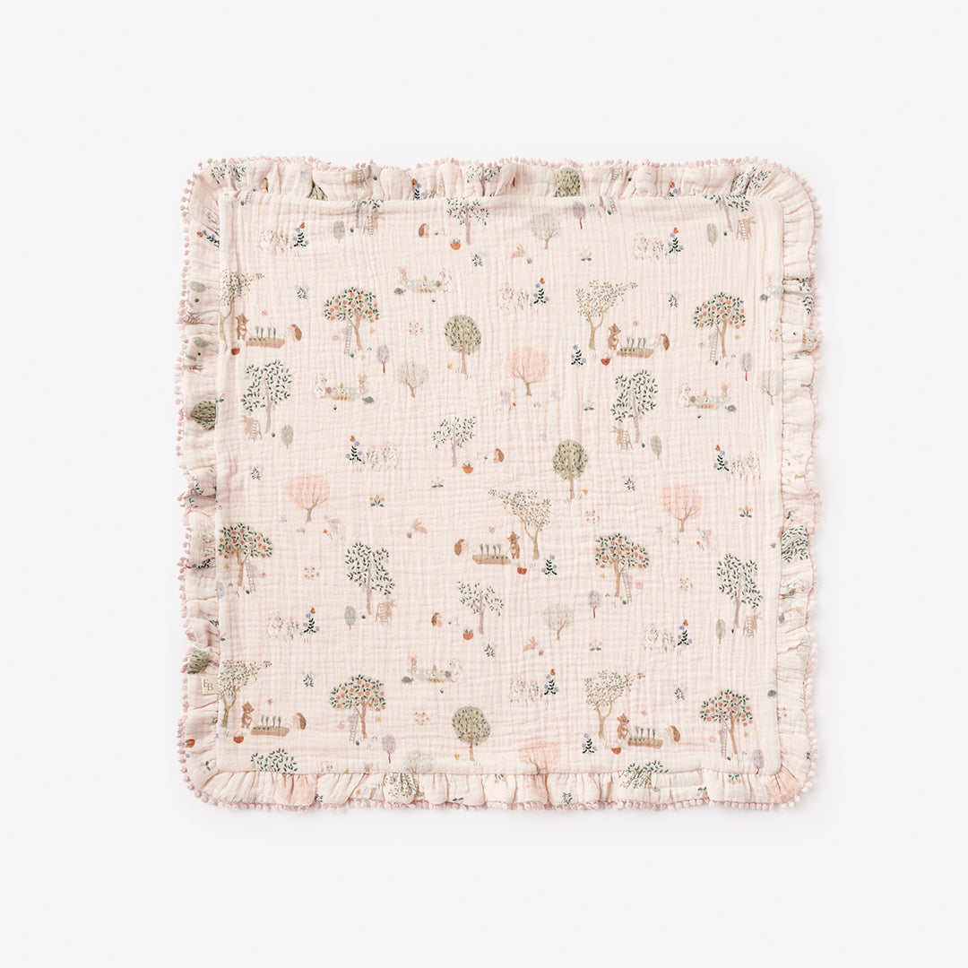 Garden Picnic Organic Muslin Security Blanket