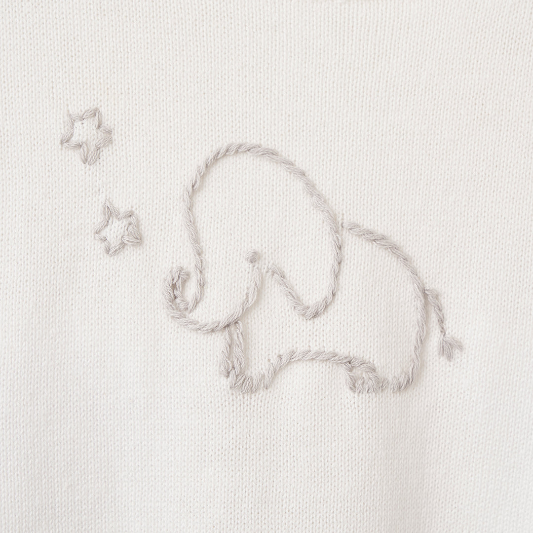 Elephant Flutter Sleeve Knit Bubble