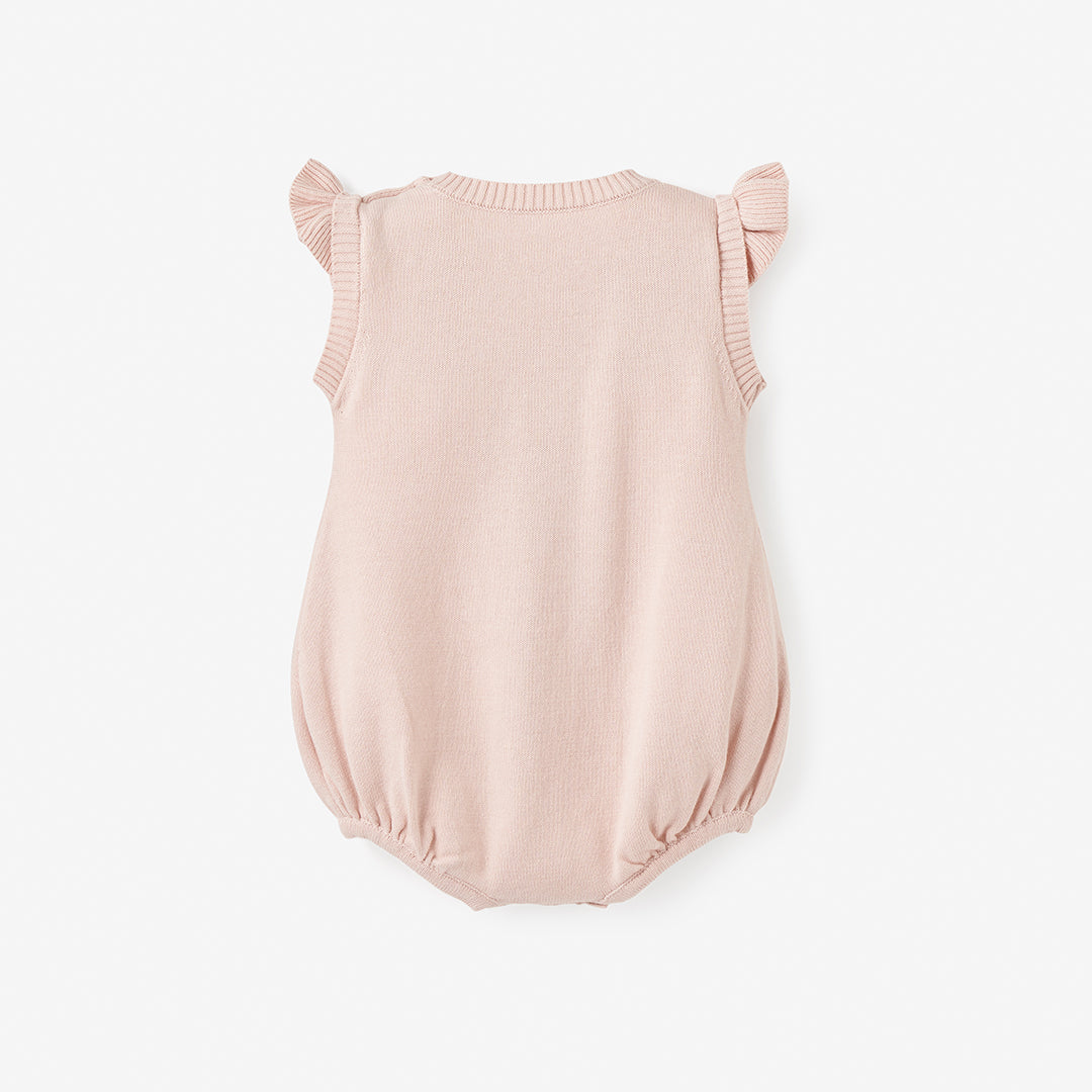 Mermaid Cotton Knit Bubble Romper
