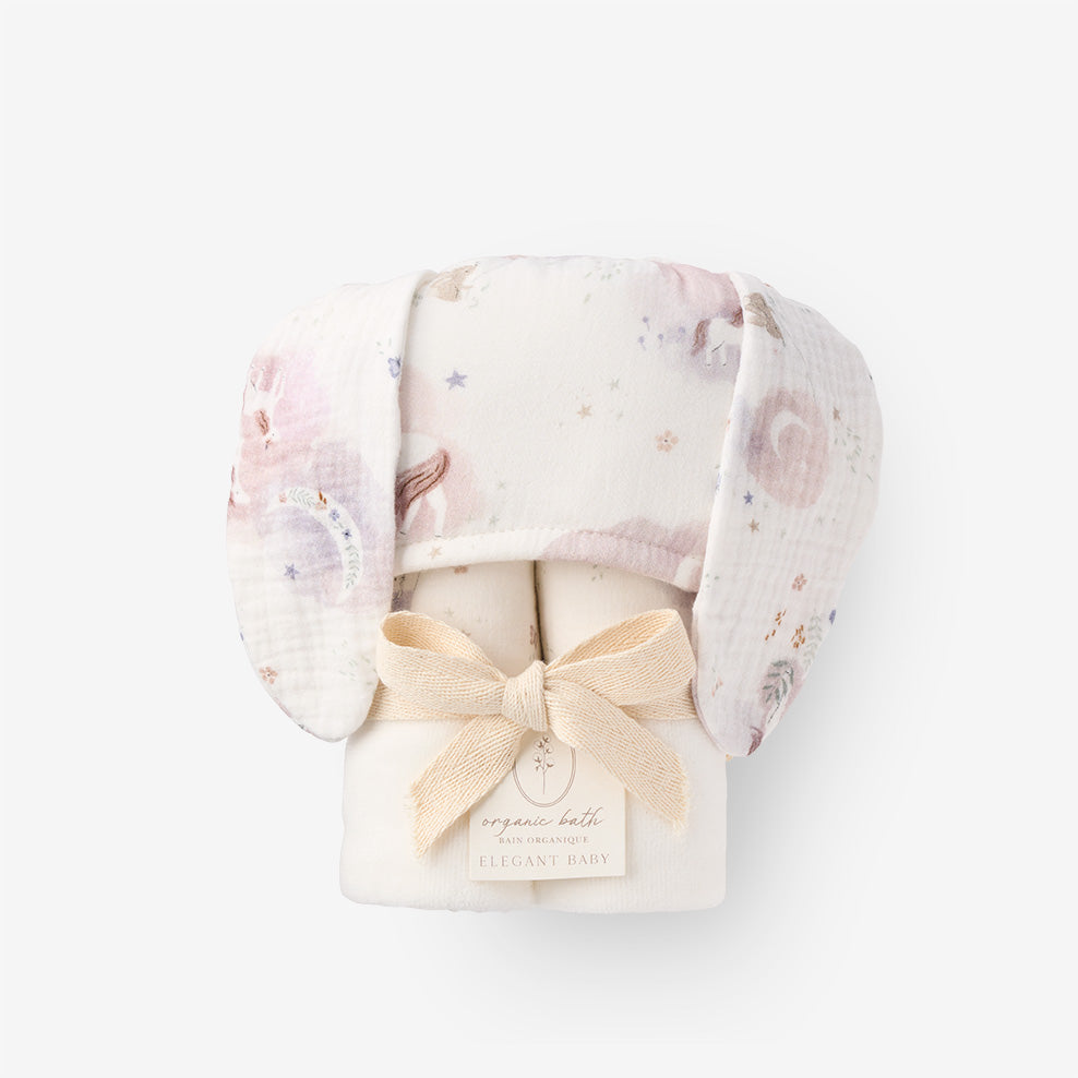 Fairytale Wonderland Organic Muslin Bathwrap