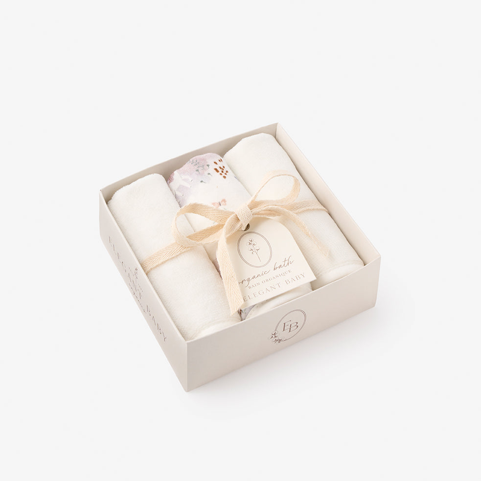 Fairytale Wonderland Organic Muslin Washcloth Set 3 pc