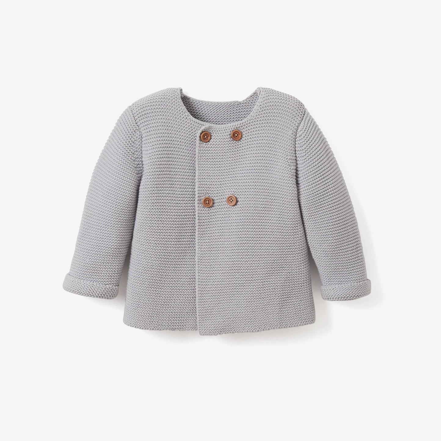 Sofia & Finn Gray Knit Baby Cardigan