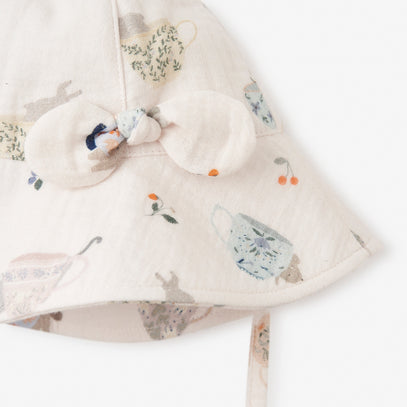 Tea Party Organic Muslin Sunhat