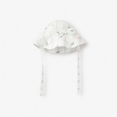 Strawberry Picnic Swiss Dot Sunhat