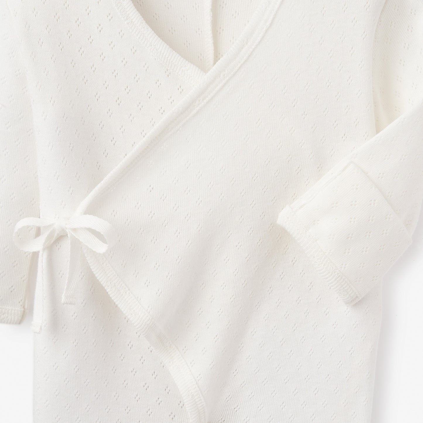 Organic Cotton Pointelle Layette 2 Pc Gift Set