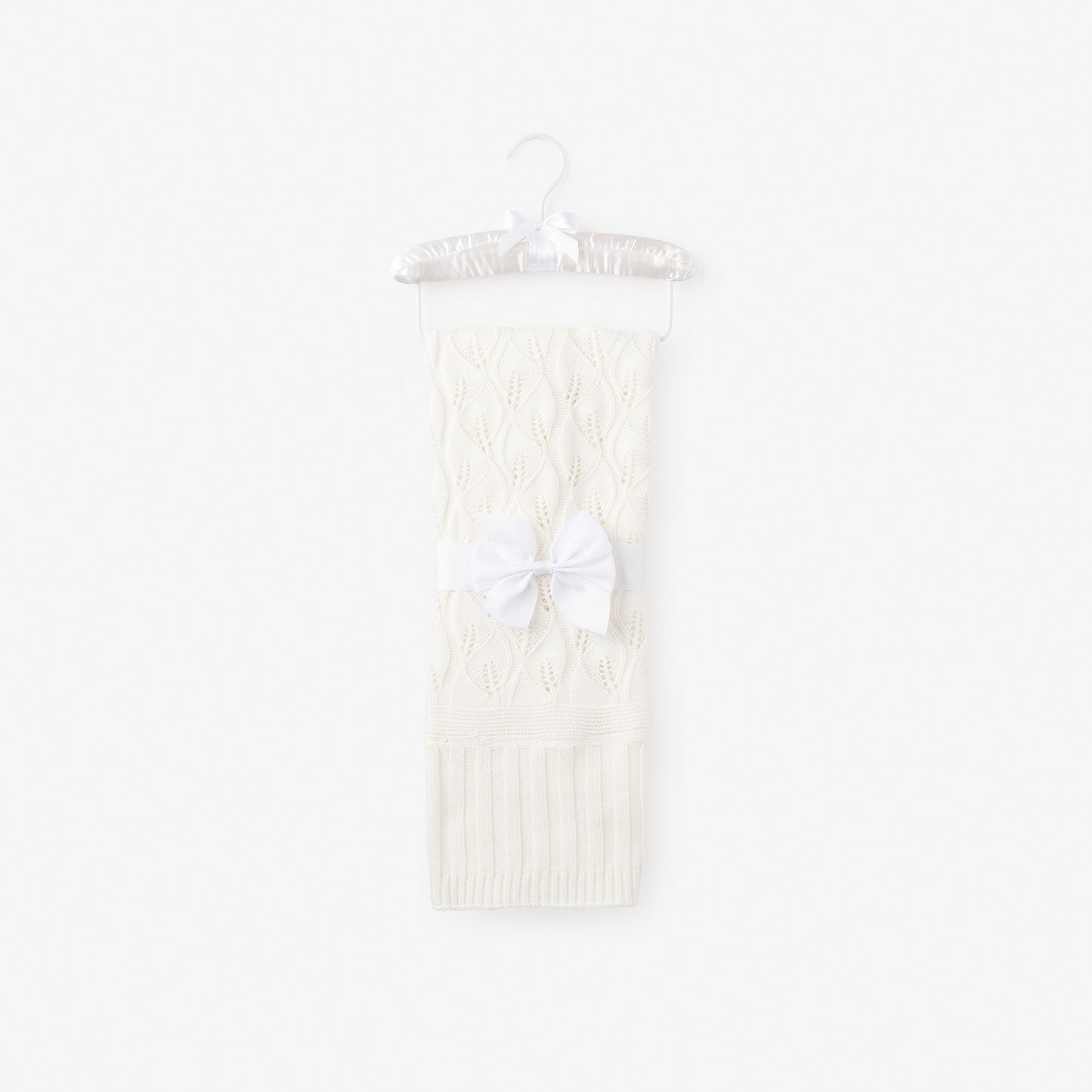 White Christening Shawl