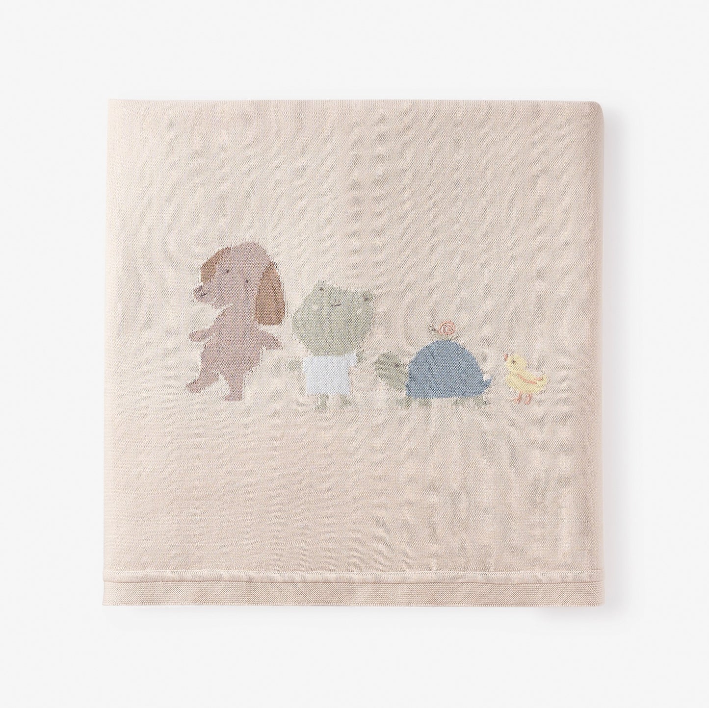 Pond Friends Cotton Knit Blanket