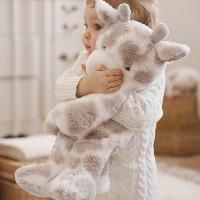Giraffe Bedtime Huggie Plush Toy with Blanket