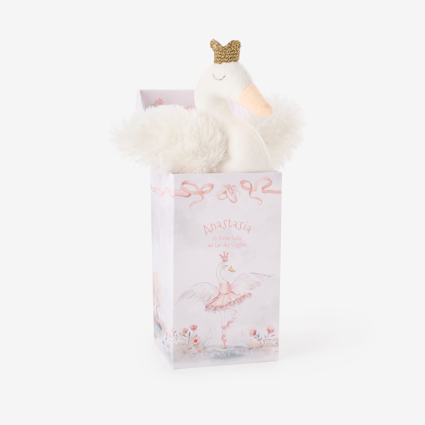 Anastasia the Ballerina Swan Plush Toy w/ Gift Box