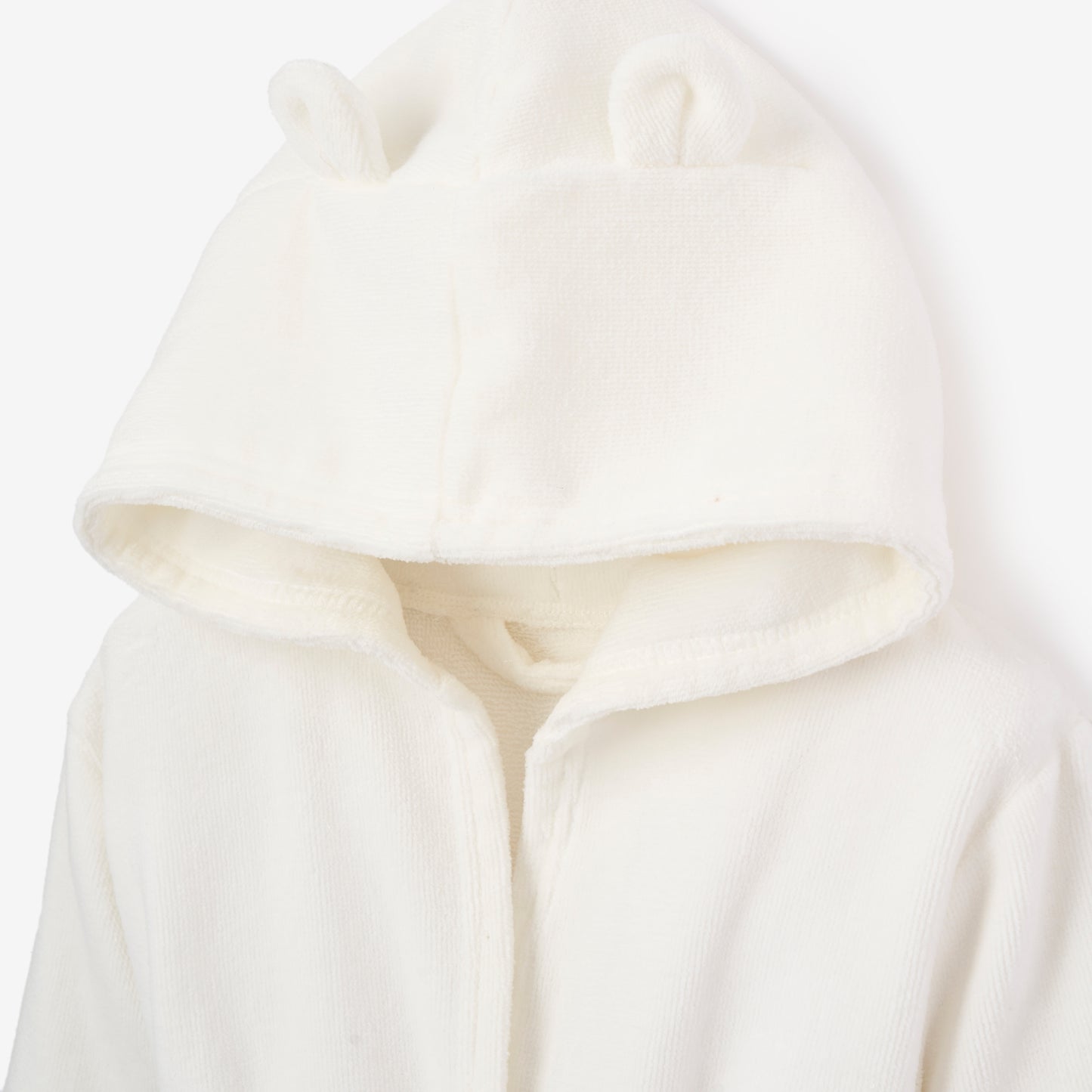 White 2-4T Terry Bath Robe