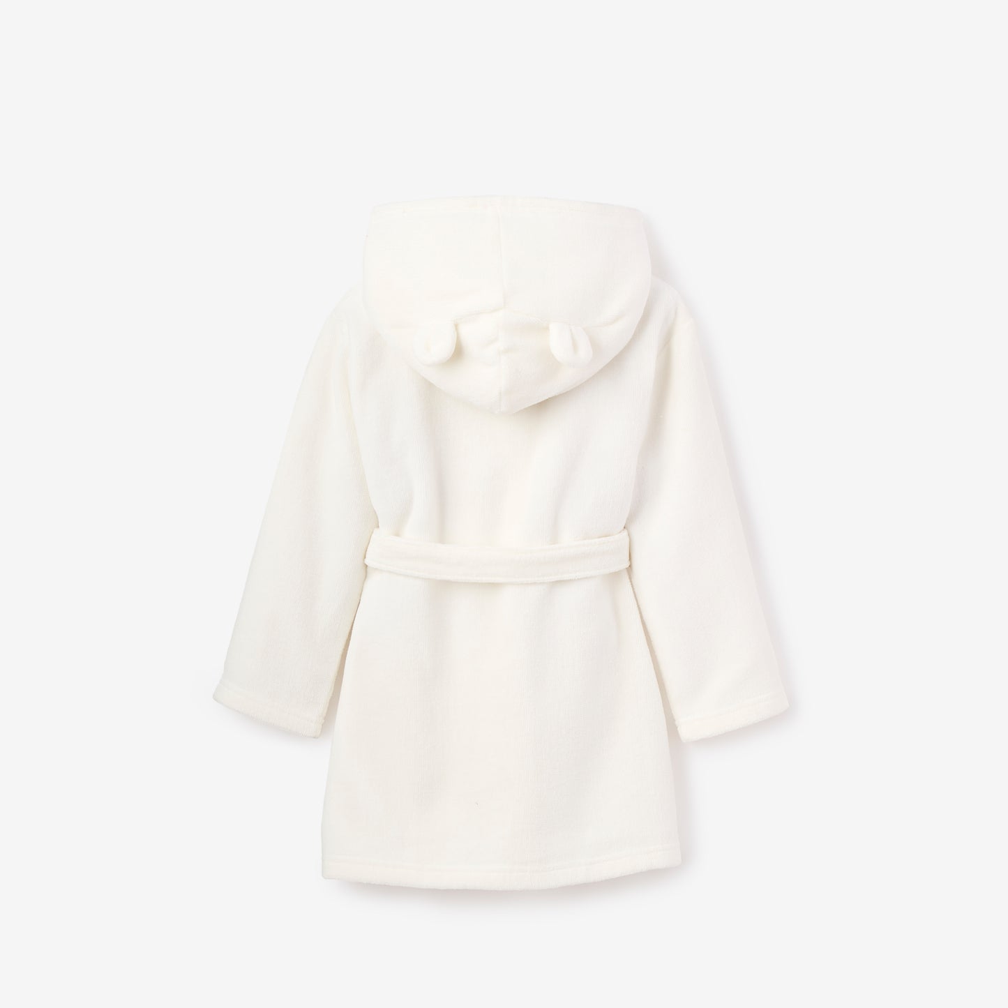 White 2-4T Terry Bath Robe