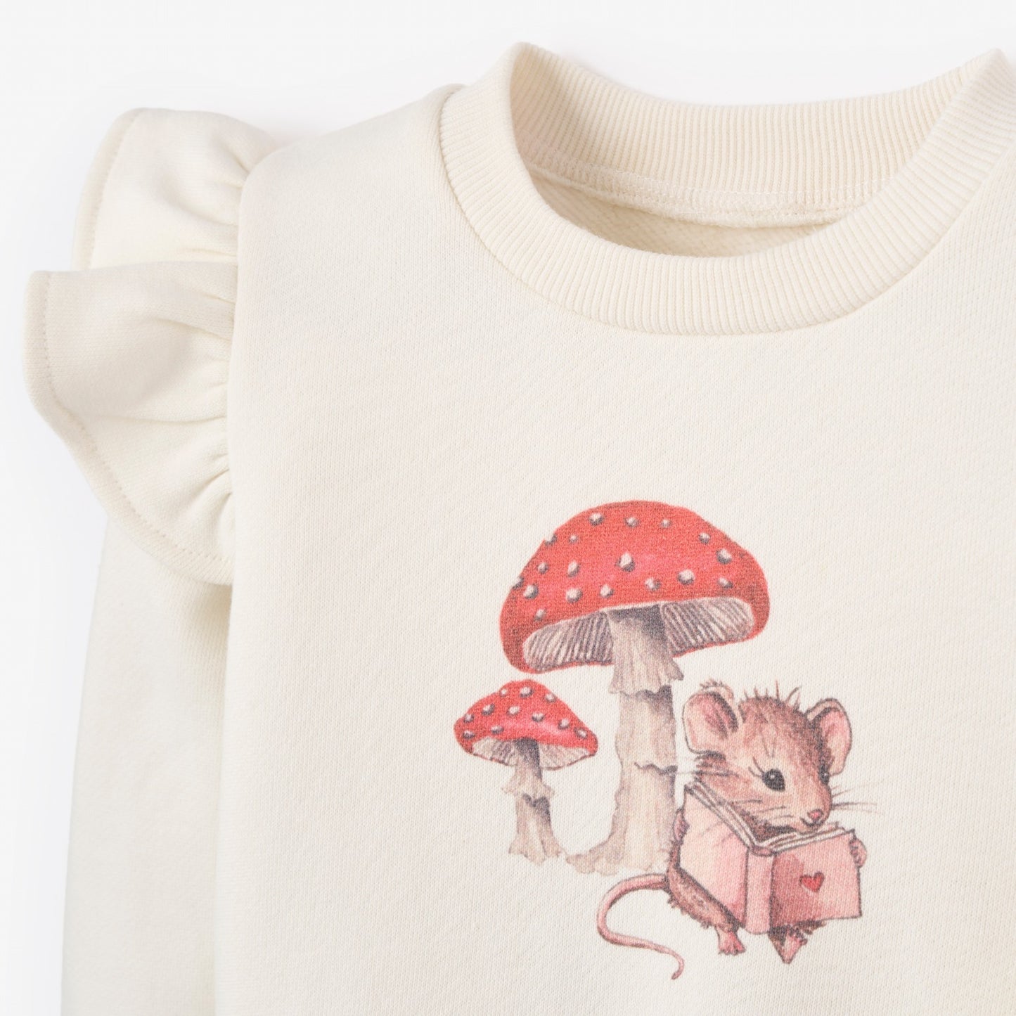 Magical Mouse Organic Fleece Pullover + Skirt Set
