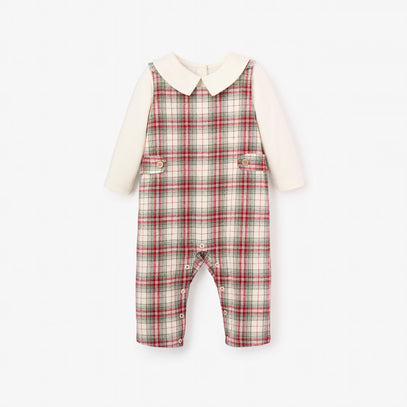 Winter Tartan Jon Jon + Shirt Set