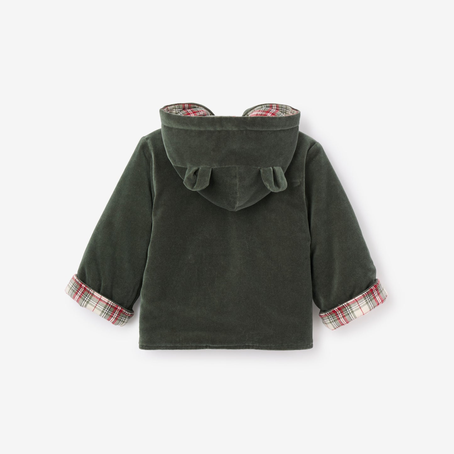 Velvet/Winter Tartan Reversible Coat
