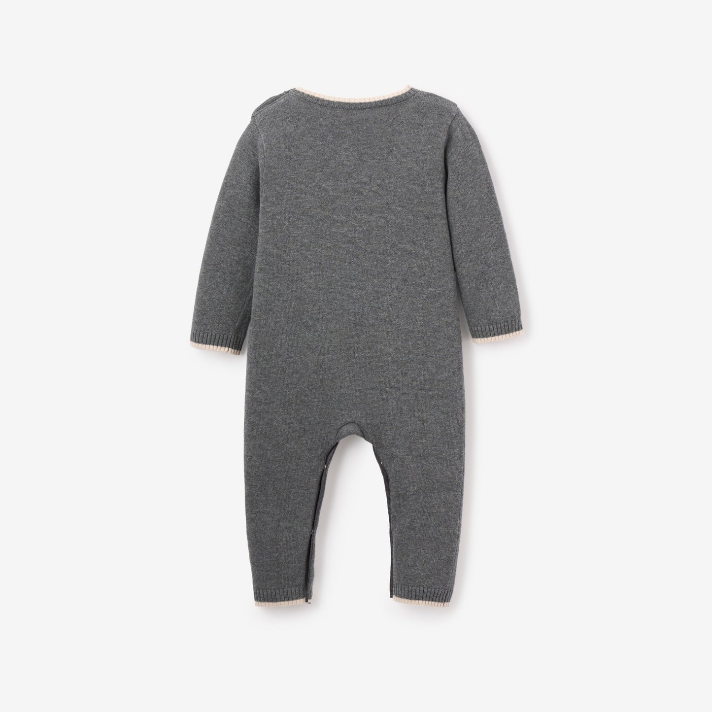 Wolf Knit Baby Jumpsuit