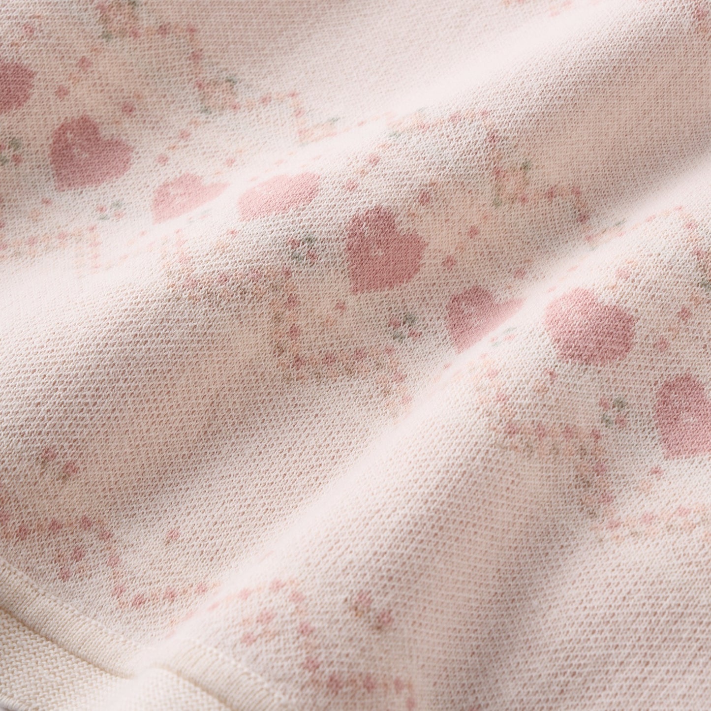 Love Fairisle Knit Baby Blanket