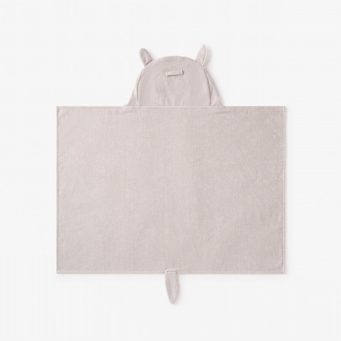 Gray Wolf Hooded Baby Bath Wrap