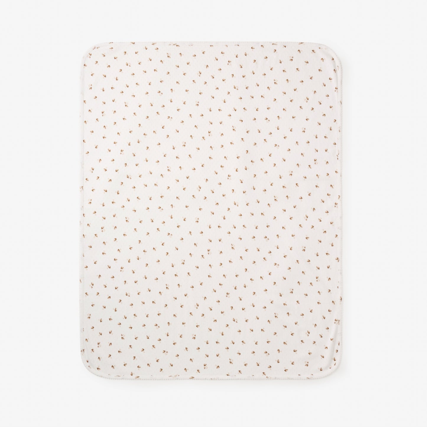 Forest Forager Organic Cotton Pointelle Baby Blanket
