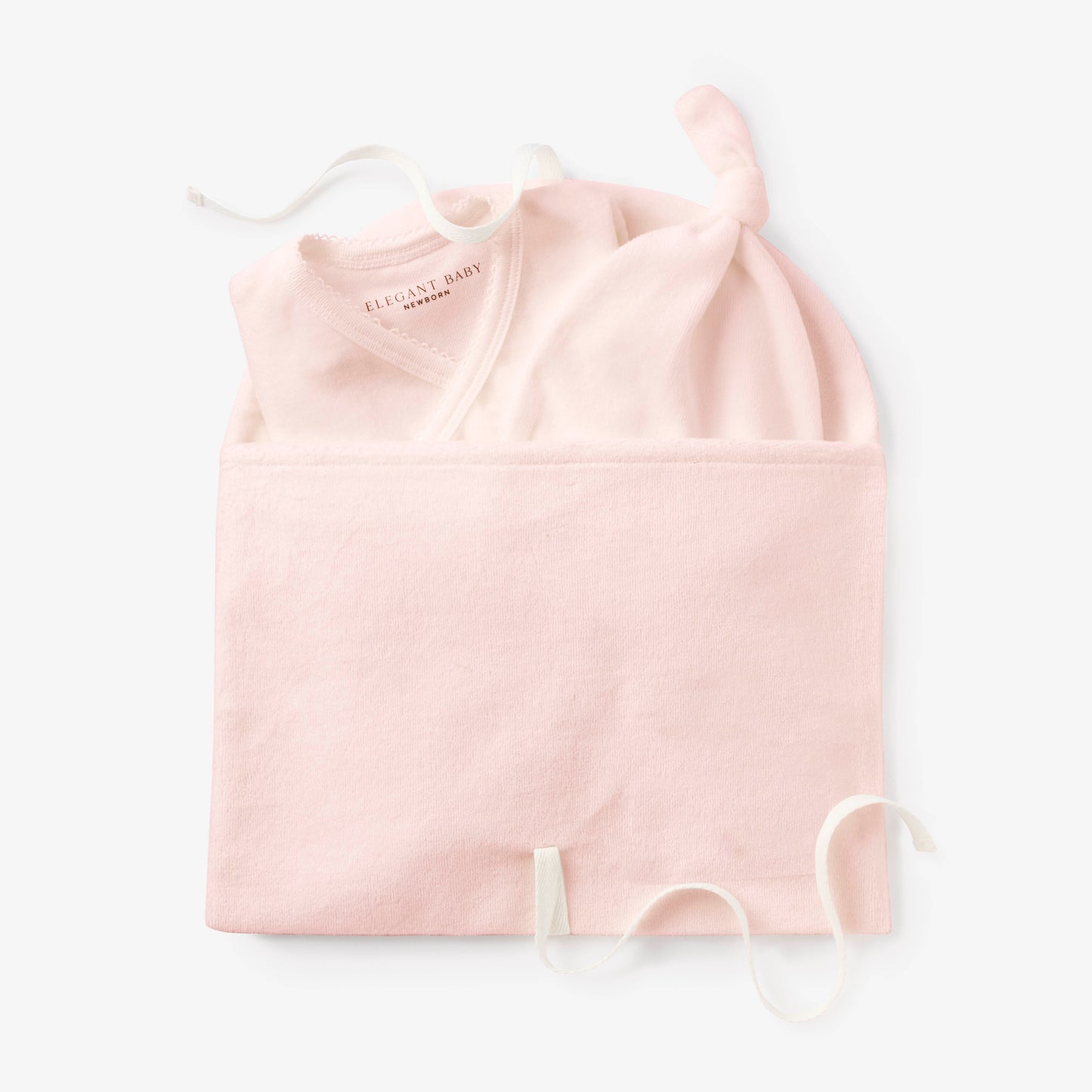Blush Velour Layette Set