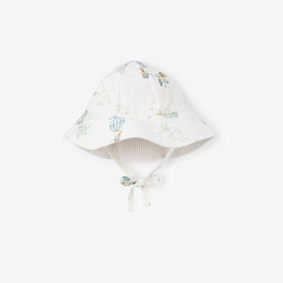 Up & Away/Seersucker Reversible Sunhat