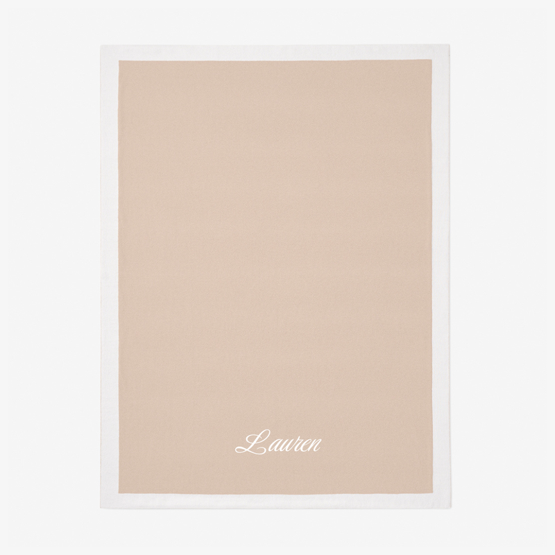 Camel Cashmere Baby Blanket
