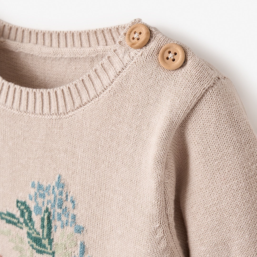 Treehouse Forest Knit Jumpsuit