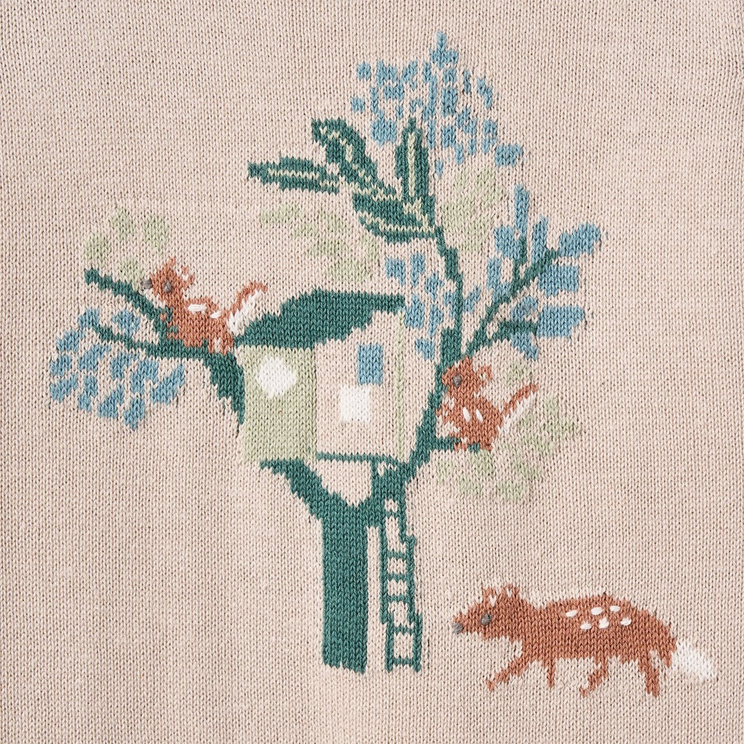 Treehouse Forest Knit Jumpsuit