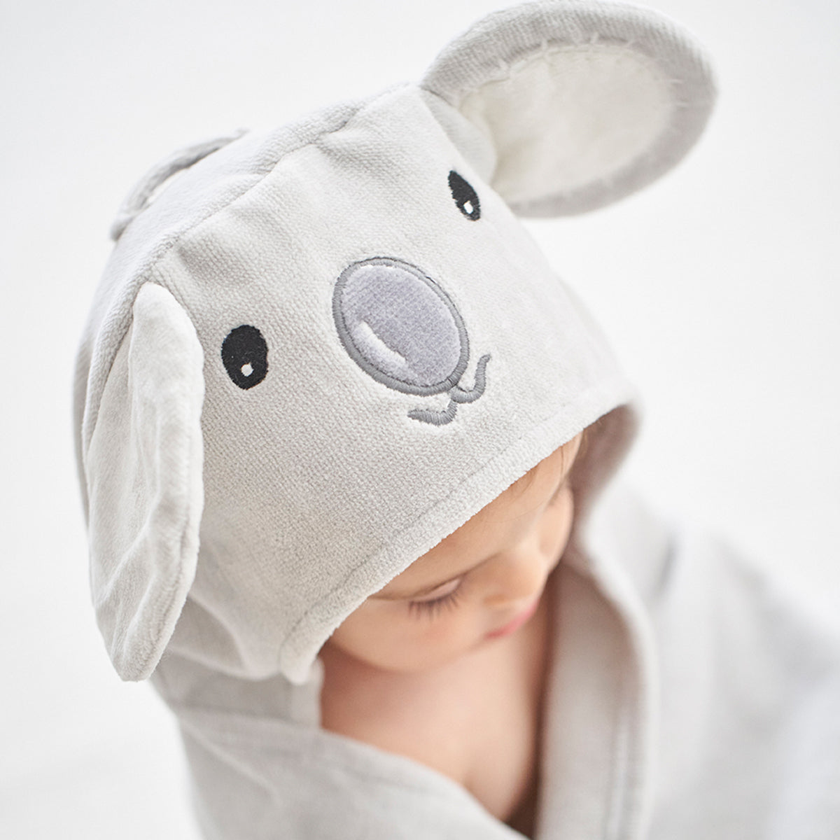 Koala Hooded Baby Bath Wrap