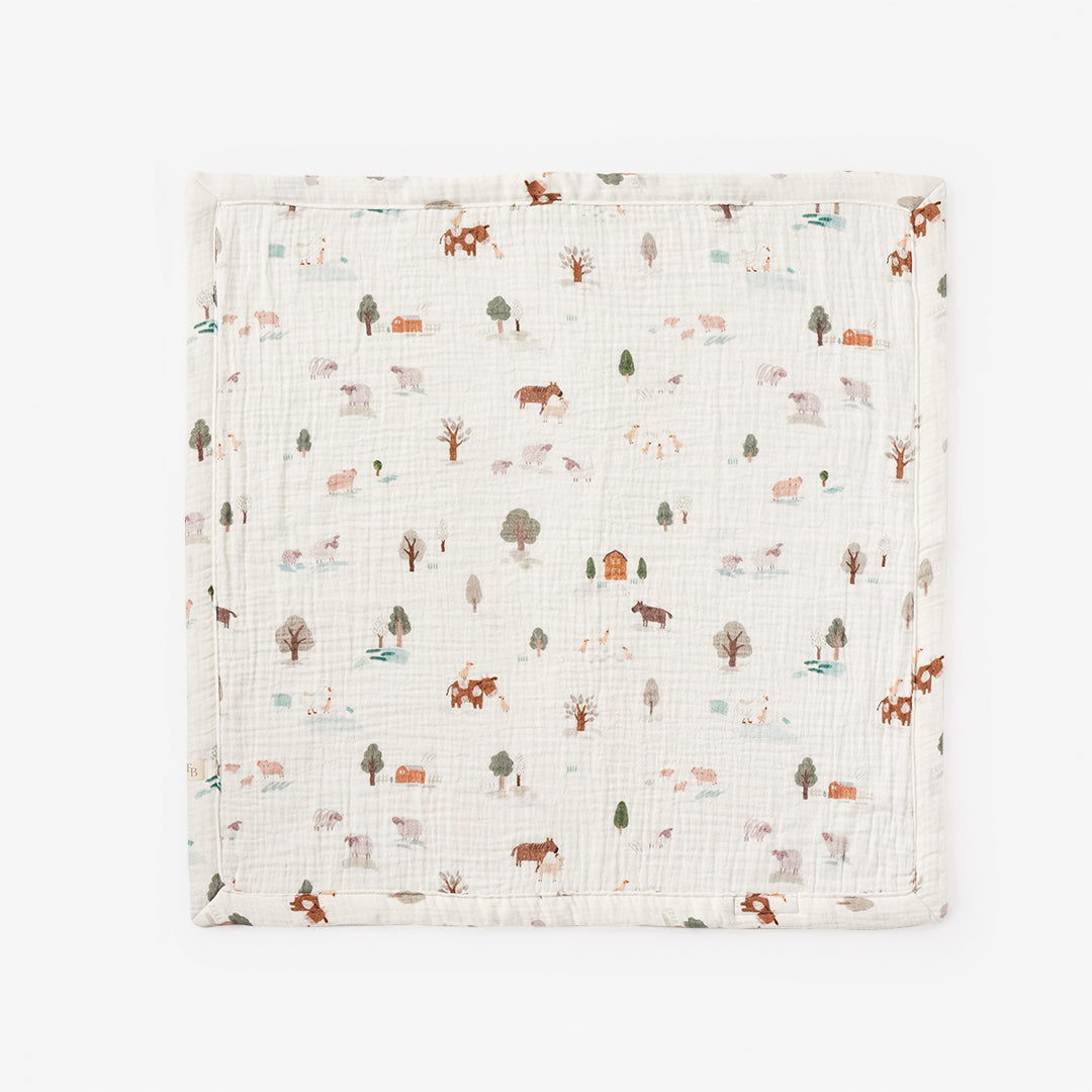 On the Farm Organic Muslin Security Blanket