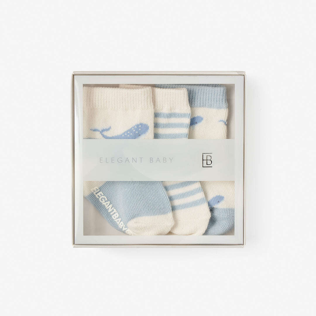 Ocean Adventure Non Slip Baby Sock 3pk