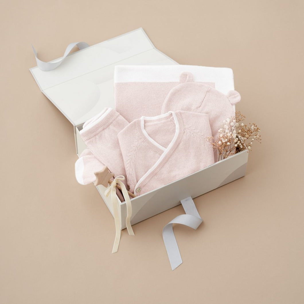 Blush Cashmere Baby Layette Set