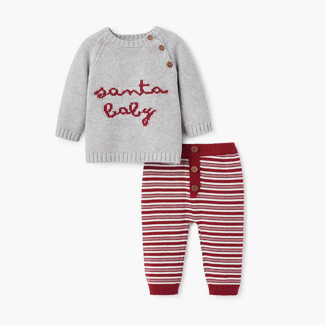 Santa Baby Sweater + Pant Set