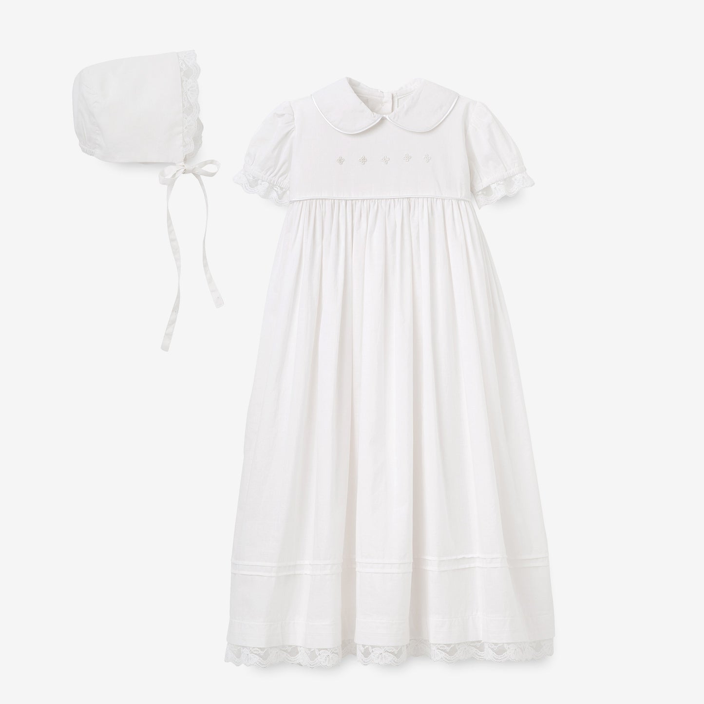 Girls' Gown & Bonnet Christening Gift Set