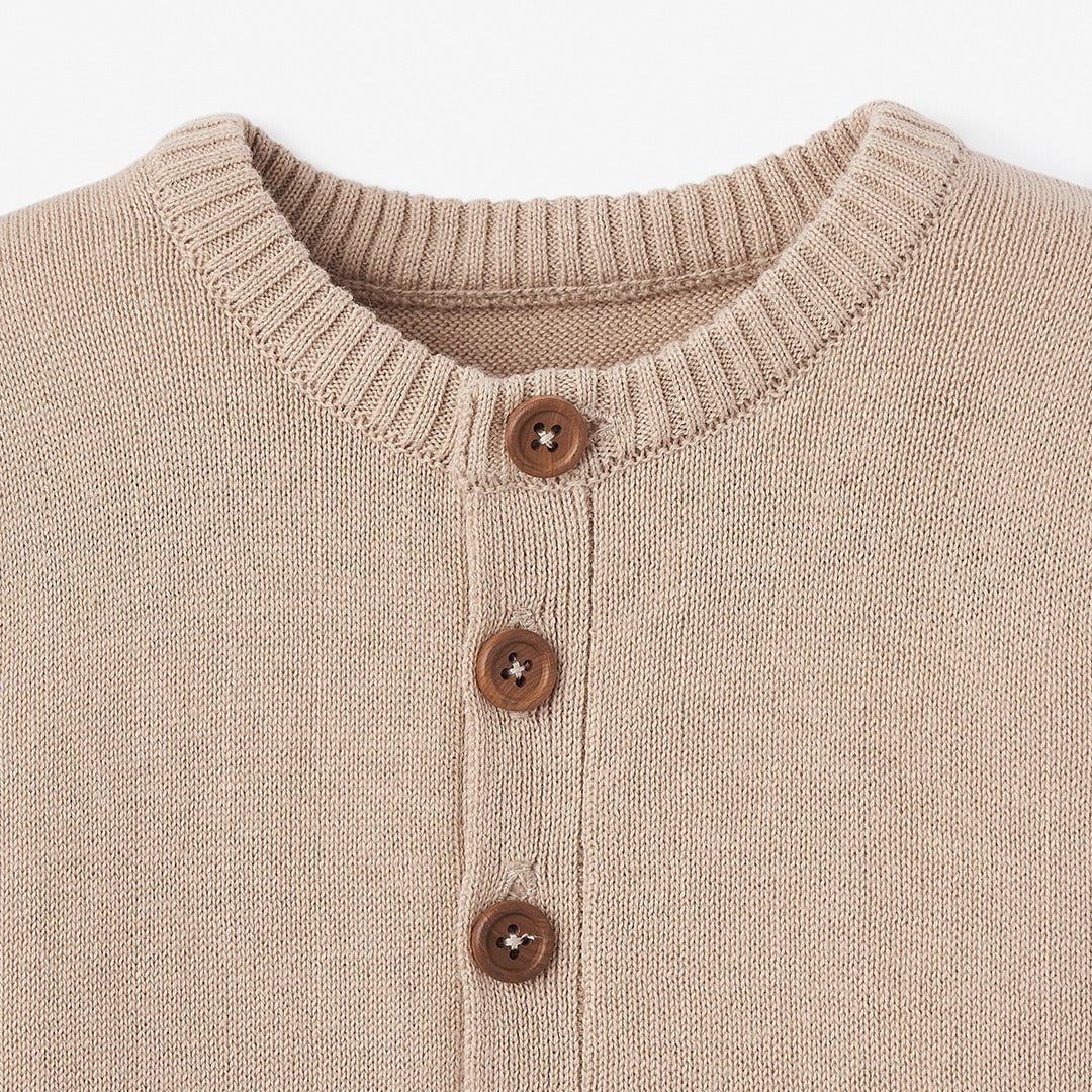 Bear Knit Baby Jumpsuit