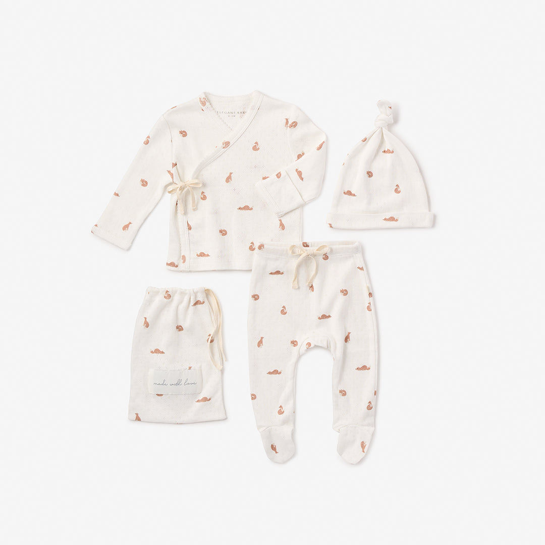 Organic Cotton Baby Luxury Organic Baby Clothes Fox Printed