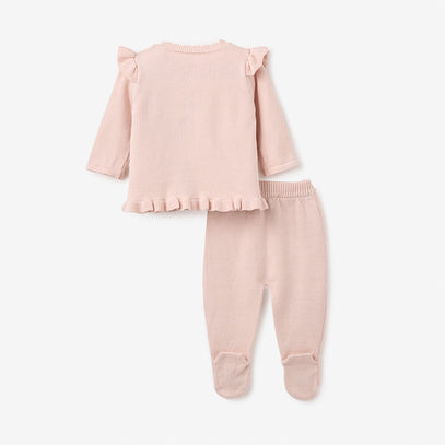 Meadow Mouse Sweater & Footed Pant Set