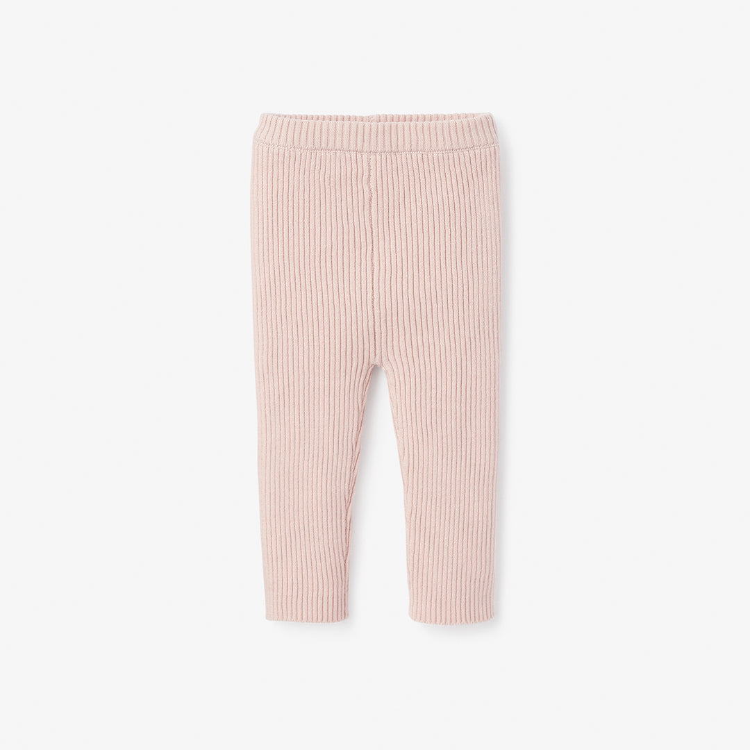 Rib-knit leggings - Light pink - Kids