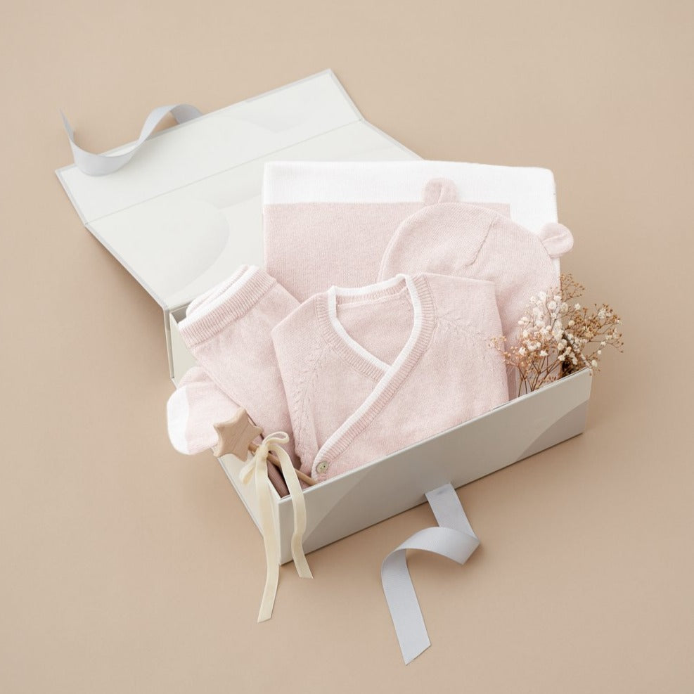 Blush Pink Cashmere Baby Blanket