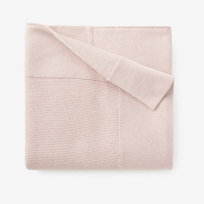 Pale Pink Sofia + Finn Knit Baby Blanket