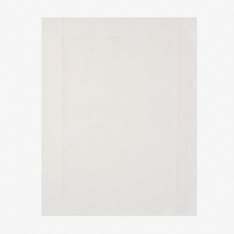White Sofia + Finn Knit Baby Blanket