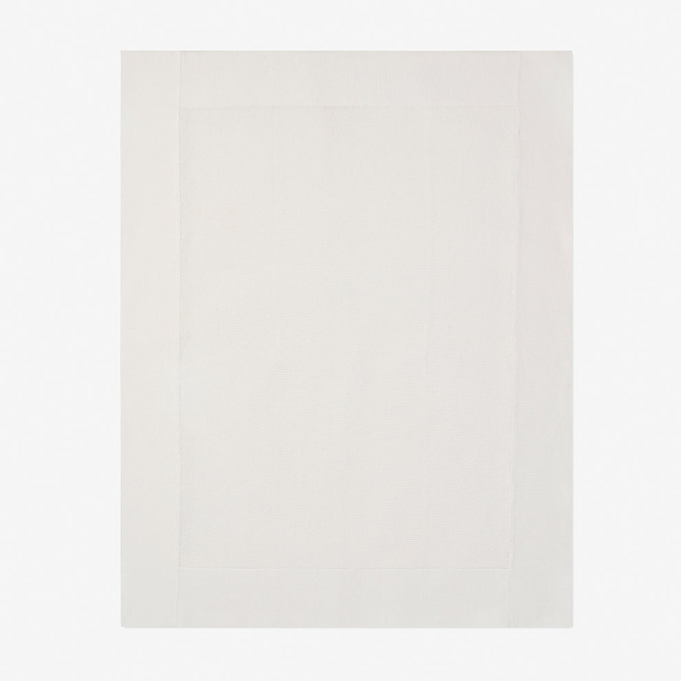 Pale Blue Sofia + Finn Knit Baby Blanket