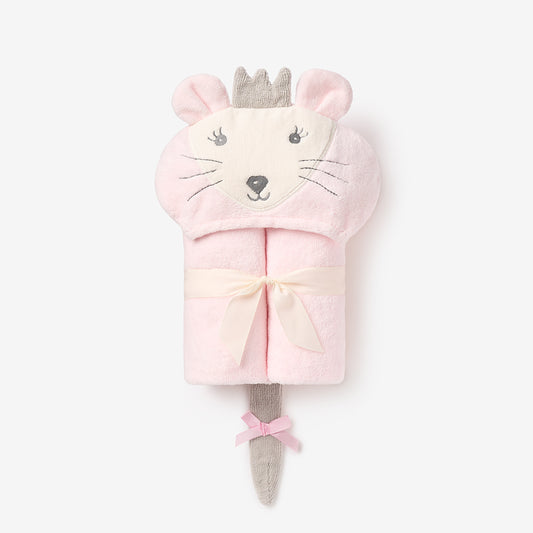 Mouse Hooded Baby Bath Wrap