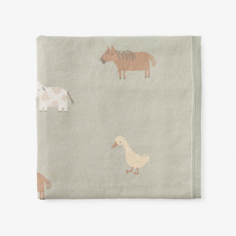 On the Farm Knit Blanket